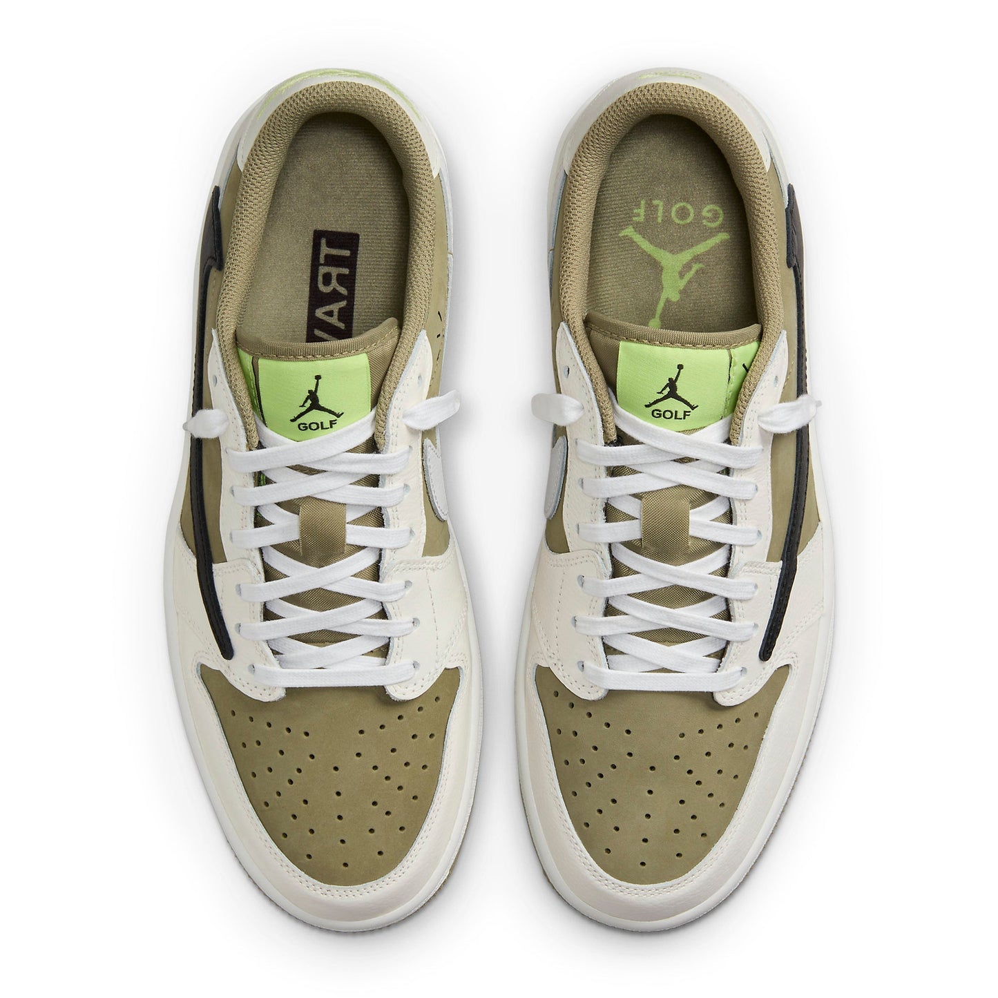 Travis Scott X Air Jordan 1 Low Golf Olive